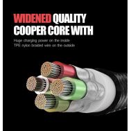 LDNIO καλώδιο USB σε USB-C/Lightning/Micro USB LC93, 3.4A, 1.2m, γκρι | Καλώδια USB-C (Type-C) στο smart-tech.gr