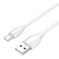 LDNIO καλώδιο USB-C σε USB LS372, 2.1A, 2m, λευκό | Καλώδια USB-C (Type-C) στο smart-tech.gr