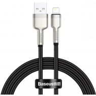 Baseus USB cable for Lightning Baseus Cafule, 2.4A, 1m Black (CALJK-A01) (BASCALJK-A01) | ΚΑΛΩΔΙΑ & ADAPTORS στο smart-tech.gr
