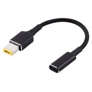 POWERTECH καλώδιο τροφοδοσίας CAB-UC077, USB-C σε slim tip Lenovo, μαύρο | ΤΡΟΦΟΔΟΤΙΚΑ & ΦΟΡΤΙΣΤΕΣ ΓΙΑ LAPTOP στο smart-tech.gr