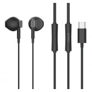CELEBRAT earphones με μικρόφωνο D12, USB-C, 1.2m, μαύρα | Ακουστικά Bluetooth στο smart-tech.gr