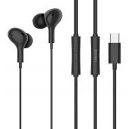 CELEBRAT earphones με μικρόφωνο D13, USB-C, 1.2m, μαύρα | Ακουστικά Bluetooth στο smart-tech.gr