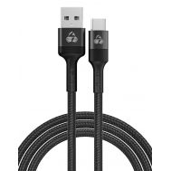POWERTECH καλώδιο USB σε USB-C PTR-0129, PD 60W, copper, 60cm, μαύρο | Καλώδια USB-C (Type-C) στο smart-tech.gr
