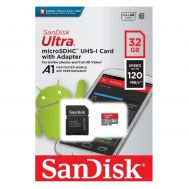 Sandisk Ultra microSDHC 32GB Class 10 A1 With Adapter Mobile (SDSQUA4-032G-GN6MA) (SANSDSQUA4-032G-GN6MA) | Κάρτες μνήμης MicroSD στο smart-tech.gr
