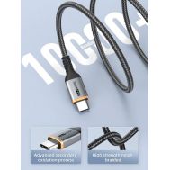 CABLETIME καλώδιο USB-C CT-CM100, 100W PD, 2m, μαύρο | Καλώδια USB-C (Type-C) στο smart-tech.gr