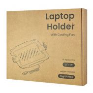 BRATECK βάση & ψύξη laptop NBH-8GL για βάση VESA, RGB, έως 17", μαύρη | ΒΑΣΕΙΣ ΣΤΗΡΙΞΗΣ ΣΥΣΚΕΥΩΝ στο smart-tech.gr