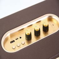 Akai M7 Storm Καφέ ρετρό Φορητό ηχείο Bluetooth με USB, Aux-In, TWS, FM και τηλεχειριστήριο- 60W RMS | Φορητά ασύρματα ηχεία Bluetooth στο smart-tech.gr