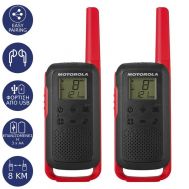 Motorola TALKABOUT T62 Walkie Talkie Κόκκινο 8 km | Ελεύθερης Χρήσης PMR446 στο smart-tech.gr