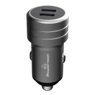 POWERTECH φορτιστής αυτοκινήτου PT-1149, 2x USB-C, 100W PD, γκρι | ΦΟΡΤΙΣΤΕΣ / ΤΡΟΦΟΔΟΤΙΚΑ USB στο smart-tech.gr