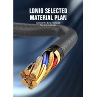 LDNIO καλώδιο Lightning σε USB-C LC631I, 30W PD, 1m, πράσινο | Καλώδια USB-C (Type-C) στο smart-tech.gr