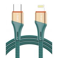 LDNIO καλώδιο Lightning σε USB-C LC631I, 30W PD, 1m, πράσινο | Καλώδια USB-C (Type-C) στο smart-tech.gr