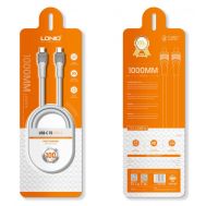 LDNIO καλώδιο USB-C σε USB-C LC601C, 100W PD, 1m, γκρι | Καλώδια USB-C (Type-C) στο smart-tech.gr