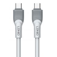 LDNIO καλώδιο USB-C σε USB-C LC601C, 100W PD, 1m, γκρι | Καλώδια USB-C (Type-C) στο smart-tech.gr