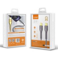 LDNIO καλώδιο USB-C σε USB-C LC651C, 65W, 1m, χρυσό | Καλώδια USB-C (Type-C) στο smart-tech.gr