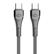 LDNIO καλώδιο USB-C σε USB-C LC861C, 65W PD, 1m, γκρι | Καλώδια USB-C (Type-C) στο smart-tech.gr