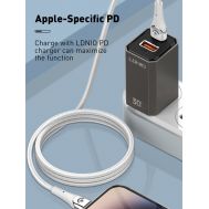 LDNIO καλώδιο Lightning σε USB-C LC861I, 30W PD, 1m, γκρι | Καλώδια USB-C (Type-C) στο smart-tech.gr