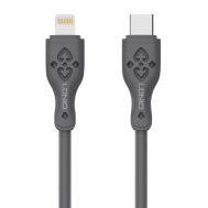 LDNIO καλώδιο Lightning σε USB-C LC811I, 30W PD, 1m, γκρι | Καλώδια USB-C (Type-C) στο smart-tech.gr