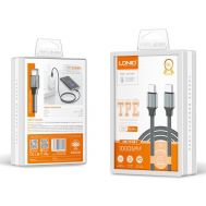 LDNIO καλώδιο USB-C σε USB-C LC441C, 65W PD, 1m, γκρι | Καλώδια USB-C (Type-C) στο smart-tech.gr