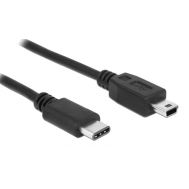 POWERTECH καλώδιο USB-C σε USB Mini CAB-UC079, 1.5m, μαύρο | Καλώδια USB-C (Type-C) στο smart-tech.gr