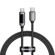 Baseus Display Braided USB 2.0 Cable USB-C male - USB-C male Black 1m (CATSK-B01) (BASCATSK-B01) | ΚΑΛΩΔΙΑ & ADAPTORS στο smart-tech.gr