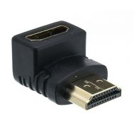 POWERTECH αντάπτορας HDMI CAB-H034, γωνιακός 90°, μαύρος | Λοιπά Καλώδια, Adaptors & Μετατροπείς στο smart-tech.gr