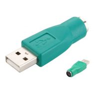 POWERTECH αντάπτορας USB 2.0 αρσενικό σε PS2 θηλυκό CAB-U020, πράσινος | Καλώδια & Adaptors στο smart-tech.gr