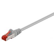 GOOBAY καλώδιο δικτύου 93570, CAT 6 S/FTP (PiMF), CCA, 2m, γκρι | Καλώδια δικτύου στο smart-tech.gr