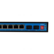 Ethernet Switch Ewind EW-S1910FG-DP 8xRJ45 10/100/1000Mbps + 2x1000Mbps  Gigabit Fiber PoE Switch με 2xGiga SFP IP30 | Switches στο smart-tech.gr