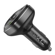 Bluetooth FM Transmitter Hoco E76 Pole USB-C PD45W+USB 18W QC3.0+USB 32W Playback v5.0 LED Ένδειξη Μαύρο | ΦΟΡΤΙΣΤΕΣ / ΤΡΟΦΟΔΟΤΙΚΑ USB στο smart-tech.gr