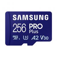 Samsung Pro Plus microSDXC 256GB Class 10 U3 V30 A2 UHS-I with USB Reader (MB-MD256SB/WW) (SAMMB-MD256SB-WW) | Κάρτες μνήμης MicroSD στο smart-tech.gr