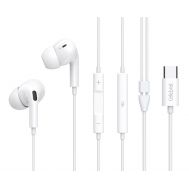 CELEBRAT earphones με μικρόφωνο E300, USB-C, 1.2m, λευκά | Ακουστικά Bluetooth στο smart-tech.gr