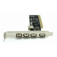 POWERTECH Κάρτα Επέκτασης PCI to USB 2.0, 4+1 ports, Chipset VIA6212 | USB - PCI Κάρτες δικτύου στο smart-tech.gr