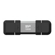 SILICON POWER USB Flash Drive C51, USB/USB-C, 128GB, 120MBps, ασημί | USB FLASH DRIVES - STICKS στο smart-tech.gr