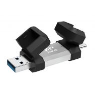 SILICON POWER USB Flash Drive C51, USB/USB-C, 256GB, 200MBps, ασημί | USB FLASH DRIVES - STICKS στο smart-tech.gr