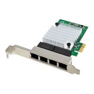 POWERTECH κάρτα επέκτασης PCIe σε 4x RJ45 ST7387, 1000Mbps | USB - PCI Κάρτες δικτύου στο smart-tech.gr