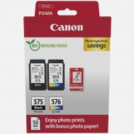Canon Μελάνι Inkjet PG-575/CL-576 Ph.Value Pack (5438C004) (CANCL-576PVP) | Μελάνια για Inkjet Εκτυπωτές στο smart-tech.gr