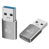 POWERTECH αντάπτορας USB 3.0 σε USB-C PTR-0147, 10 Gbps, 60W, γκρι | Καλώδια USB-C (Type-C) στο smart-tech.gr