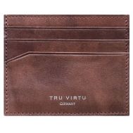 TRU VIRTU Πορτοφόλι Καρτών Soft Natural Brown 17104000404 | ΣΕΙΡΑ LEATHER στο smart-tech.gr