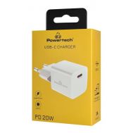 POWERTECH φορτιστής τοίχου PT-1223, USB-C, 20W, λευκός | ΦΟΡΤΙΣΤΕΣ / ΤΡΟΦΟΔΟΤΙΚΑ USB στο smart-tech.gr