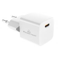 POWERTECH φορτιστής τοίχου PT-1223, USB-C, 20W, λευκός | ΦΟΡΤΙΣΤΕΣ / ΤΡΟΦΟΔΟΤΙΚΑ USB στο smart-tech.gr