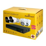 POWERTECH NVR καταγραφικό με 4 κάμερες PT-1233, 4K, 4MP, 9 κανάλια | Καταγραφικά στο smart-tech.gr