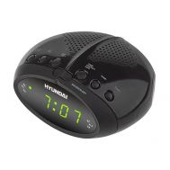HYUNDAI επιτραπέζιο ρολόι & ραδιόφωνο RAC213B με ξυπνητήρι, μαύρο | Ραδιορολόγια - Ξυπνητήρια στο smart-tech.gr