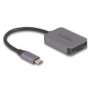 DELOCK card reader 91009 για SD & micro SD, USB-C, 5 Gbps, γκρι | CARD READERS στο smart-tech.gr