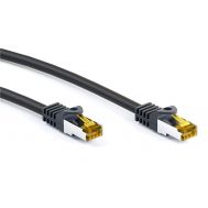 GOOBAY καλώδιο δικτύου 91608, CAT 7 S/FTP, 500 MHz, CU, 2m, μαύρο | Καλώδια δικτύου στο smart-tech.gr