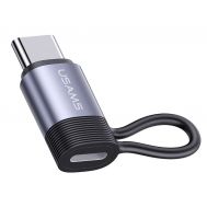 USAMS αντάπτορας USB-C σε Lightning US-SJ677, 30W, 480Mbps, γκρι | Καλώδια USB-C (Type-C) στο smart-tech.gr