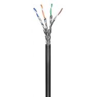 GOOBAY καλώδιο S/FTP CAT 6 57197, CCA, AWG 23/1, 100m, μαύρο | Καλώδια δικτύου στο smart-tech.gr