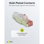 GOOBAY βύσμα RJ45 65942, CAT 6 UTP, tool-free, λευκό | Καλώδια δικτύου στο smart-tech.gr