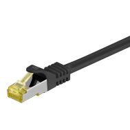 GOOBAY καλώδιο δικτύου 91617, CAT 7 S/FTP, 500 MHz, CU, 3m, μαύρο | Καλώδια δικτύου στο smart-tech.gr