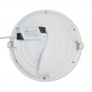 POWERTECH LED panel PT-1270 χωνευτό, 18W, Φ22cm, 4000K, 1440lm, λευκό | Λάμπες - Λαμπτήρες - Φωτιστικά στο smart-tech.gr