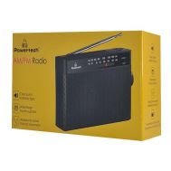 POWERTECH φορητό ραδιόφωνο PT-1244 με πτυσσόμενη κεραία, μαύρο | MINI HiFi στο smart-tech.gr